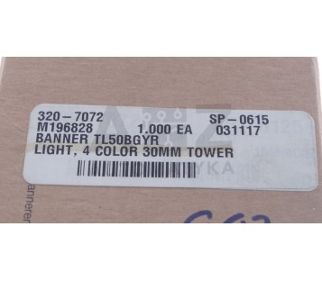 BANER TL50BGYR 83223  TOWER LIGHT 4-COLOR INDICATOR ! NEW !