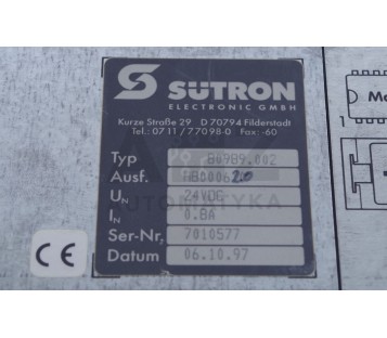 SUTRON BT 20 BT 20BT 80989.002  80989002  
