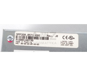 B&R DEOS DEOS.AG TOUCH USER PANEL 5PP320.0571-K02 5PP3200571K02 REV.J0 