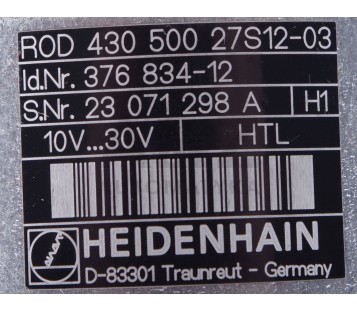HEIDENHAIN ROD 430 500 27S12-03 ROD43050027S1203  376834-12 37683412 ! NEW ! 