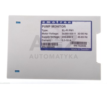 EMOTRON PUMP MONITOR EL-FI PM1 ELFIPM1 565024 