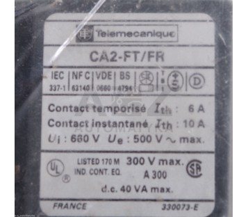 TELEMECANIQUE CA2-FT/FR CA2FTFR ! NEW !
