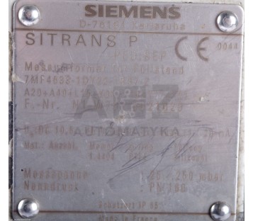 SIEMENS SITRANS P 7MF4633-1DY22-1BB7-Z 7MFF46331DY221BB7Z 