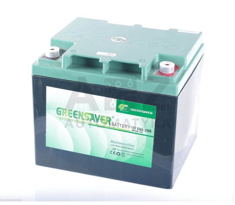 GREENSAVER BATTERY  SP50-12 12V 50AH/20HR 