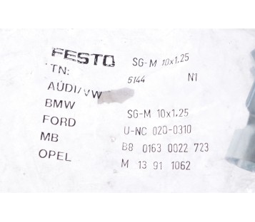 FESTO SG-M 10X1.25 SGM10125  6144 ! NEW !  