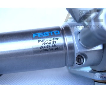 FESTO DSNU-32-100-PPV-A-S2 193992 Round cylinder with 2 sensors ! NEW !