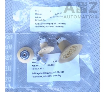 FIPA SUCTION VACUUM CUPS 3PCS  ! NEW !