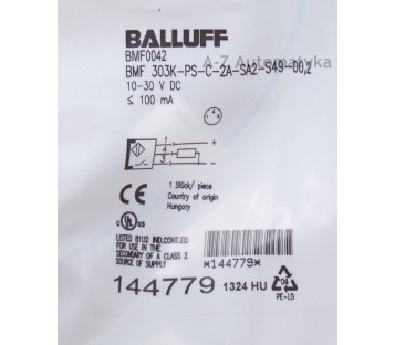 BALLUFF BMF0042 BMF 303K-PS-C-2A-SA2-S49-00,2  ! NEW !