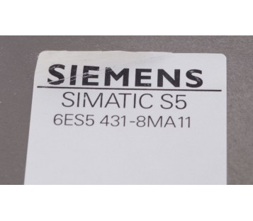 SIEMENS SIMATIC S5  6ES5431-8MA11 6ES54318MA11 ! NEW !