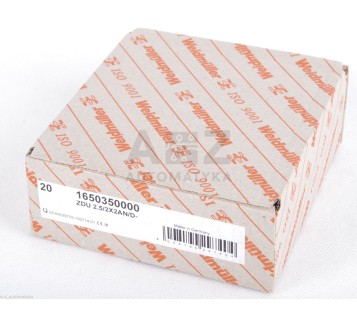 WEIDMULLER 1650350000 ZDU 2.5/2X2AN/D-  ZDU2.52X2AND ! 20PCS !