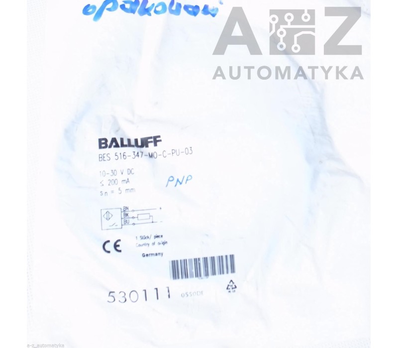 BALLUFF BES 516-347-M0-C-PU-03 BES01FL BES 516-347-MO-C-PU-03 530111 ! NEW !
