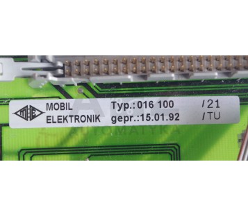 MOBIL ELEKTRONIK 016 100 016100  15.01.92 ! NEW ! 
