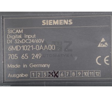 SIEMENS SICAM 6MD1021-0AA00 6MD10210AA00