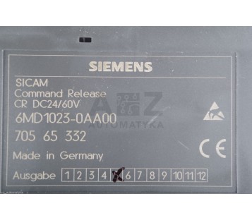 SIEMENS SICAM 6MD1023-0AA00 6MD10230AA00