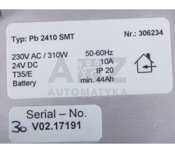 GEYER PB2410SMT PB 2410 SMT  306234 AUTOMATIC CHARGER