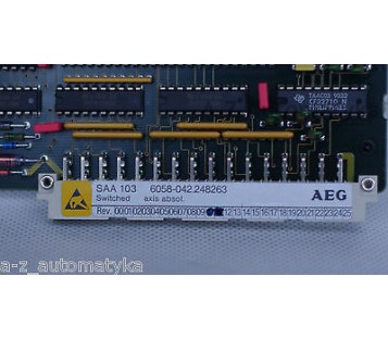 AEG MODICON SAA 103 SAA103 248263 Switched axis absolut. 6058-042.248263 ! NEW !