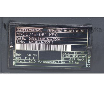 REXROTH INDRAMAT MKD071B-061-KP0  ( MKD071B061KP0 )