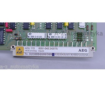 AEG MODICON ADU 115  243175 16(8) ANALOG INPUTS 6051-42.243175 ! NEW IN BOX !
