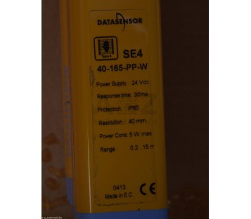 DATASENSOR SAFEASY  SE4 40-165-PP-W 40165PPW ! NEW !