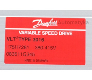 DANFOSS VLT 3016 VLT3016 175H7281  