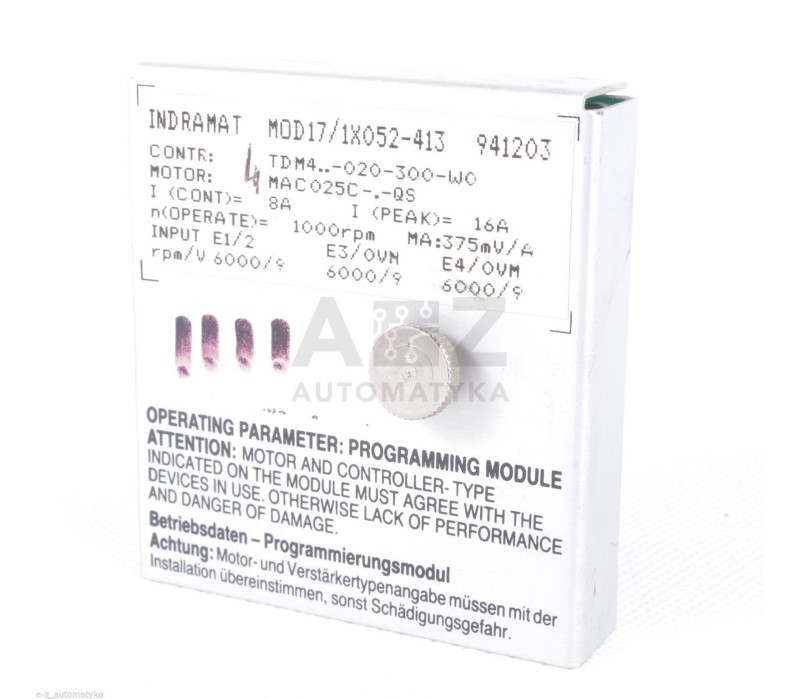INDRAMAT MOD17/1X052-413  MOD171X052413 941203