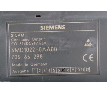 SIEMENS SICAM 6MD1022-0AA00 6MD10220AA00