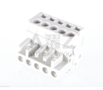 WAGO 722-205 722-205/026-000 ANGLED FEMALE PLUG 5 POLE PIN SPACING 5 MM ! 10PCS 