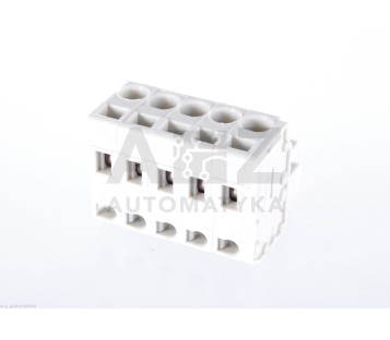WAGO 722-205 722-205/026-000 ANGLED FEMALE PLUG 5 POLE PIN SPACING 5 MM ! 10PCS 