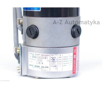 SANYO DENKI SUPER U DC SERVO MOTOR U718-052E L8, ENCODER: E681000C051 ! NEW !