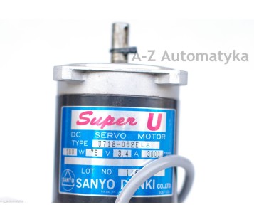 SANYO DENKI SUPER U DC SERVO MOTOR U718-052E L8, ENCODER: E681000C051 ! NEW !