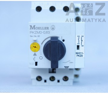 MOELLER PKZM0-0,63 PKZM00,63 + NHI11-PKZ0 MOTOR STARTER PROTECTOR