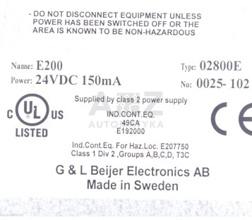 G&L GL  BEIJER  E200 02800E 0025-102 0025102 