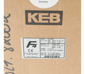 KEB F4 10.F4.FBD-4R04/ 10F4FBD4R04 