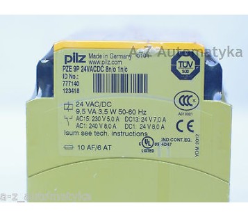 PILZ PZE 9P ( 777140 123418  ) ! NEW !