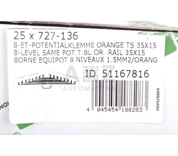 WAGO 727 727-136 727136   8-level same potential terminal block! 2PCS  ! NEW !