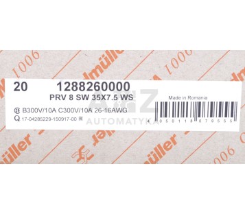 WEIDMULLER 1288260000 PRV 8 SW 35X7.5 WS Marshalling distributor ! 2PCS  ! NEW !
