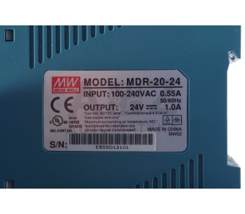 MW MEAN WELL MDR-20-24 MDR2024  ! NEW !