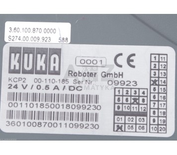KUKA KCP2 00-110-185  00110185 