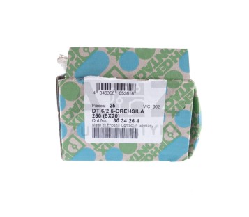 PHOENIX CONTACT DT 6/2,5-DREHSILA 250 (5X20)   DT625DREHSILA250 ! New ! 18 PCS !