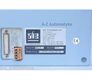 AFE TECHNOLOGIES DATAPANEL MODEL B 416_1A B416-1A B4161A