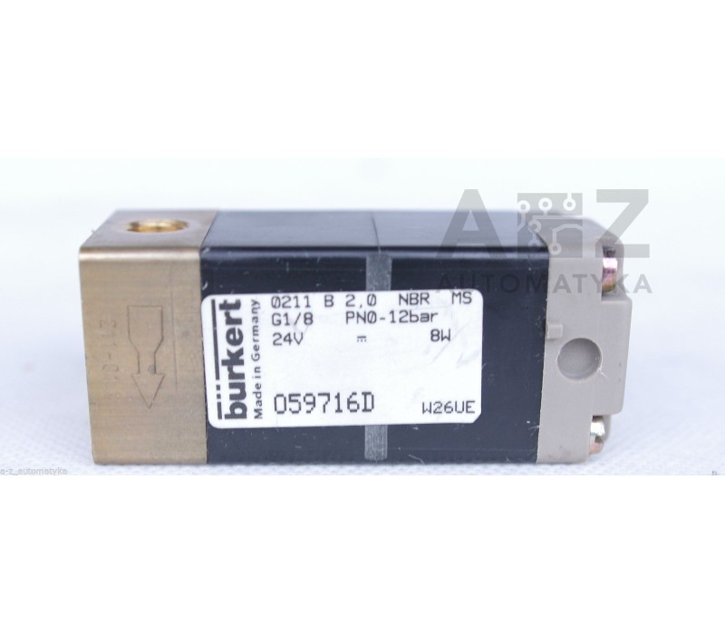 BURKERT 059716D 0-12bar 24V 8W VALVE