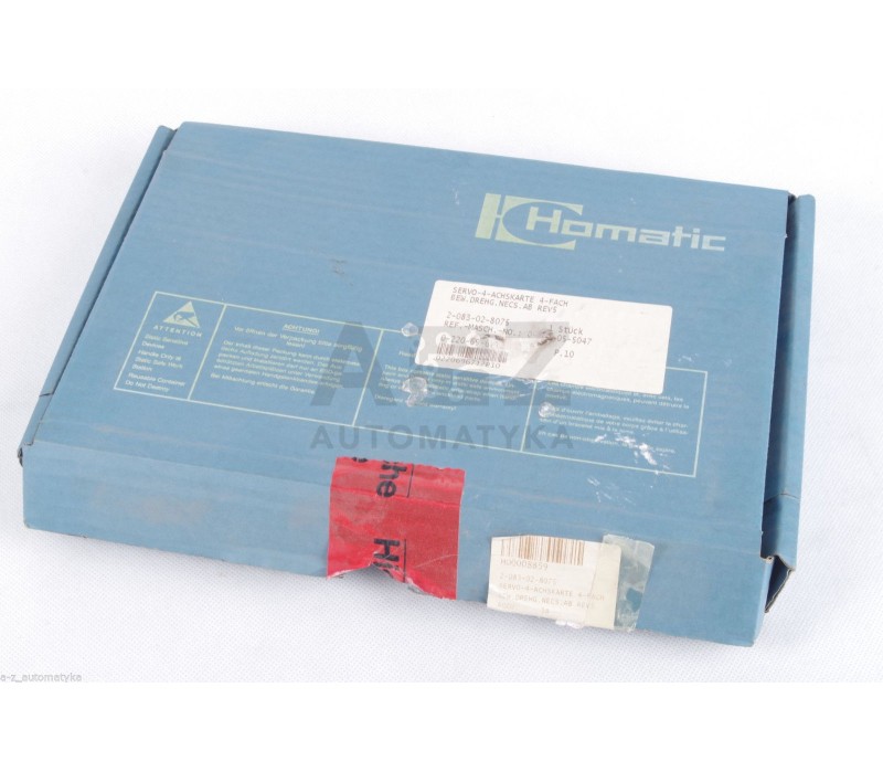 HOMATIC 2-083-02-8075  2083028075 SERVO 4 AXIS CARD ! NEW !