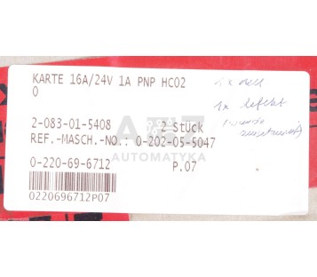 HOMATIC 2-083-01-5408  2083015408  16x OUTPUT CARD MODULE HC020 ! NEW !