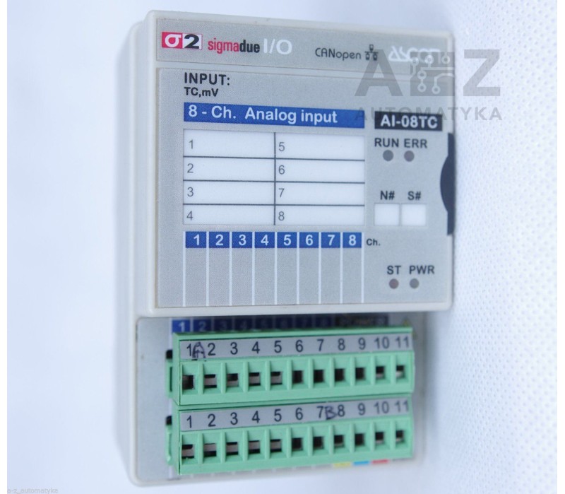 ASCON TECHNOLOGIC 8-Ch ANALOG INPUT AI-08TC IO-CB/AI-08TC-00