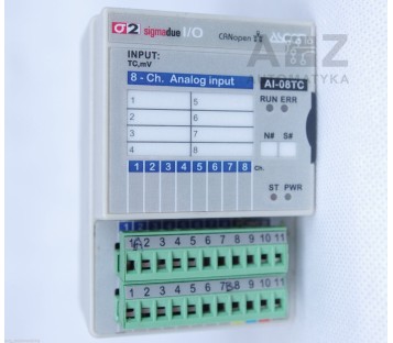 ASCON TECHNOLOGIC 8-Ch ANALOG INPUT AI-08TC IO-CB/AI-08TC-00