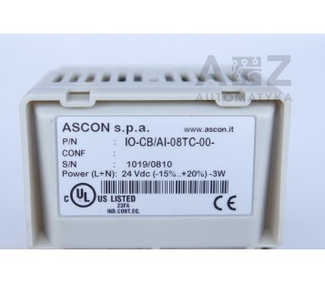 ASCON TECHNOLOGIC 8-Ch ANALOG INPUT AI-08TC IO-CB/AI-08TC-00