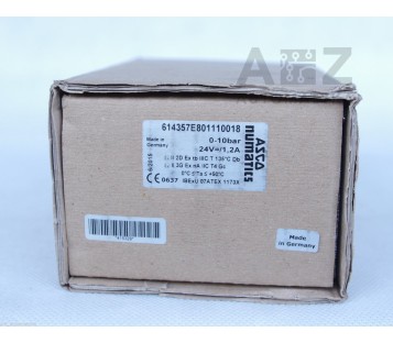 ASCO NUMATICS 614357E801110018 0-10BAR ! NEW !