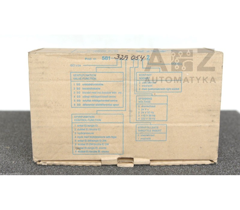 REXROTH MANNESMANN Solenoid Valve HERION 581-329-054-2 M32150304 ! NEW !