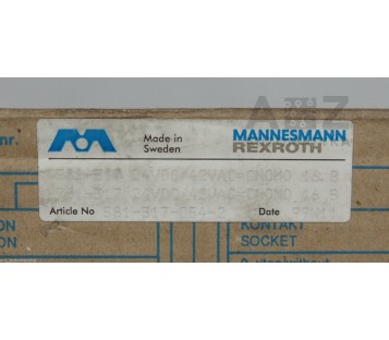 REXROTH MANNESMANN Solenoid Valve HERION 581-317-054-2 M32150298 ! NEW !