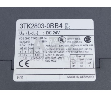 SIEMENS 3TK2803 3TK2803-0BB4 3TK28030BB4